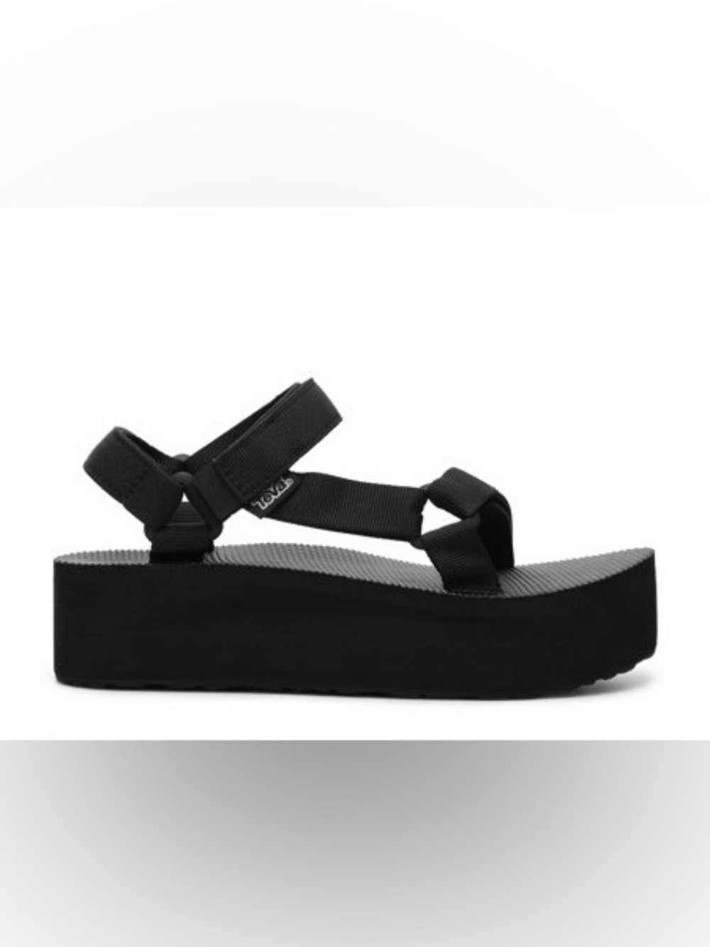 Teva Flatform Universal Sandals Platform Women 7 Black - Picture 2 of 10